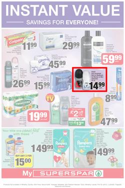 SUPER SPAR Eastern Cape : Value We're Proud To Put Our Name On (22 Oct - 3 Nov 2019). Only Available at Selected Stores in the Eastern Cape. Excluding Mthatha, page 3