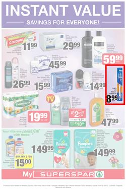 SUPER SPAR Eastern Cape : Value We're Proud To Put Our Name On (22 Oct - 3 Nov 2019). Only Available at Selected Stores in the Eastern Cape. Excluding Mthatha, page 3