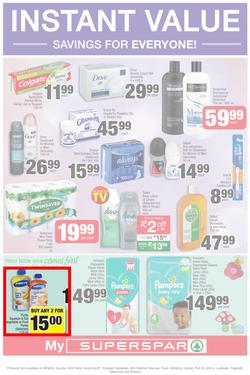 SUPER SPAR Eastern Cape : Value We're Proud To Put Our Name On (22 Oct - 3 Nov 2019). Only Available at Selected Stores in the Eastern Cape. Excluding Mthatha, page 3