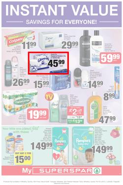 SUPER SPAR Eastern Cape : Value We're Proud To Put Our Name On (22 Oct - 3 Nov 2019). Only Available at Selected Stores in the Eastern Cape. Excluding Mthatha, page 3