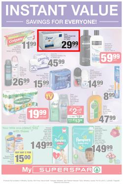 SUPER SPAR Eastern Cape : Value We're Proud To Put Our Name On (22 Oct - 3 Nov 2019). Only Available at Selected Stores in the Eastern Cape. Excluding Mthatha, page 3