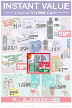 SUPER SPAR Eastern Cape : Value We're Proud To Put Our Name On (22 Oct - 3 Nov 2019). Only Available at Selected Stores in the Eastern Cape. Excluding Mthatha, page 3