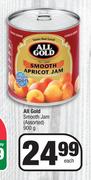 All Gold Smooth Jam (Assorted)-900g Each
