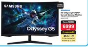 Samsung 32" Odyssey G5 QHD Curved Gaming Monitor LS32CG552EAXXA