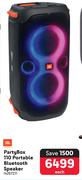 JBL Partybox 110 Portable Bluetooth Speaker