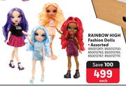 Rainbow High Fashion Dolls Assorted-Each