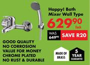 Happy! Bath Mixer Wall Type