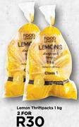 Lemon Thriftpacks-For 2 x 1Kg