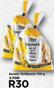 Banana Thriftpacks-For 2 x 700g