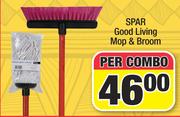 Spar Good Livilg Mop & Broom-Per Combo
