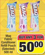 Maq Fabric Conditioner Refill Pouch-For Any 3 x 500ml