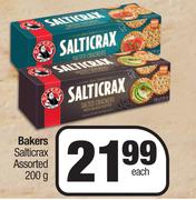 Bakers Salticrax Assorted-200g Each