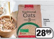 Bokomo Traditional Oats-1Kg Each
