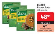 Knorr Packet Soup (All Variants)-10 x 50g