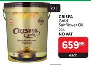 Crispa Gold Sunflower Oil-20L Each