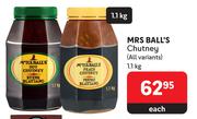 Mrs Ball's Chutney (All Variants)-1.1Kg Each