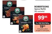 Robertsons Spice Refill (All Variants)-5 x 128g/160g/168g