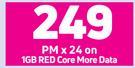 Vivo Y21 4G Smartphone-On 1GB Red Core More Data 