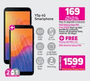 2 x Huawei Y5p 4G Smartphone-On Red Flexi 125 + On Promo 65