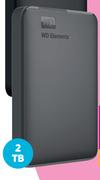 WD 2TB Elements Portable Hard Drive WDBU6Y0020BB