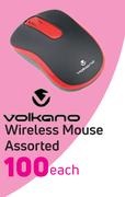 Volkano Wireless Mouse Assorted-Each
