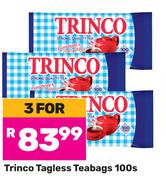Trinco Tagless Teabags-For 3 x 100s