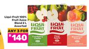 Liqui Fruit 100% Fruit Juice Blend Assorted-For 3 x 2L