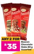 Beacon Chocolate Slabs Assorted-For 2 x 80g