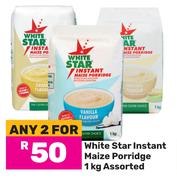 White Star Instant Maize Porridge Assorted-For 2 x 1Kg