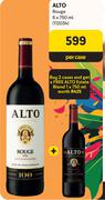 Alto Rouge-6 x 750ml Per Case