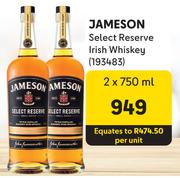 Jameson Select Reserve Irish Whisky-2 x 750ml