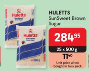  Huletts Sun Sweet Brown Sugar-25 x 500g