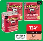 Bull Brand Corned Meat Original Only-6 x 300g
