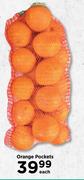 Orange Pockets-Each