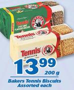Bakers Tennis Biscuits-200g Each
