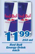 Red Bull Energy Drink-250ml Each