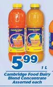 Cambridge Food Dairy Blend Concentrate-1Ltr Each