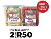 Fruit Cups Assorted-For 2