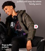 Boys Puffer Jackets 7-14 Years-Each