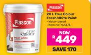 Plascon 20L True Colour Fresh White Paint 745474