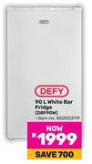 Defy 90L White Bar Fridge DBF90W 850003119