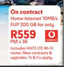 Hisense 58"(146cm) Smart UHD TV-On HomeInternet 10 MB/s FUP 200GB