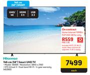 Hisense 58"(146cm) Smart UHD TV 462883