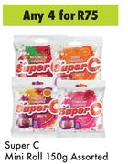Super C Mini Roll Assorted-For 4 x 150g