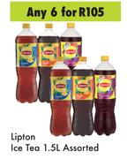 Lipton Ice Tea Assorted-For 6 x 1.5L