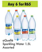 Aquelle Sparkling Water Assorted-For 6 x 1.5L