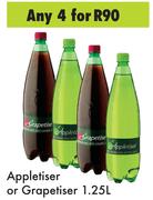 Appletiser Or Grapetiser-For 4 x 1.25L