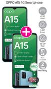 2 x Oppo A15 4G Smartphone-On UChoose Flexi 125 + On Promo 65