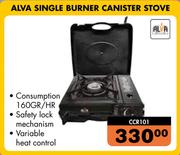 Alva Single burner Canister Stove CCR101