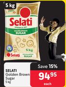 Selati Golden Brown Sugar-5Kg Each